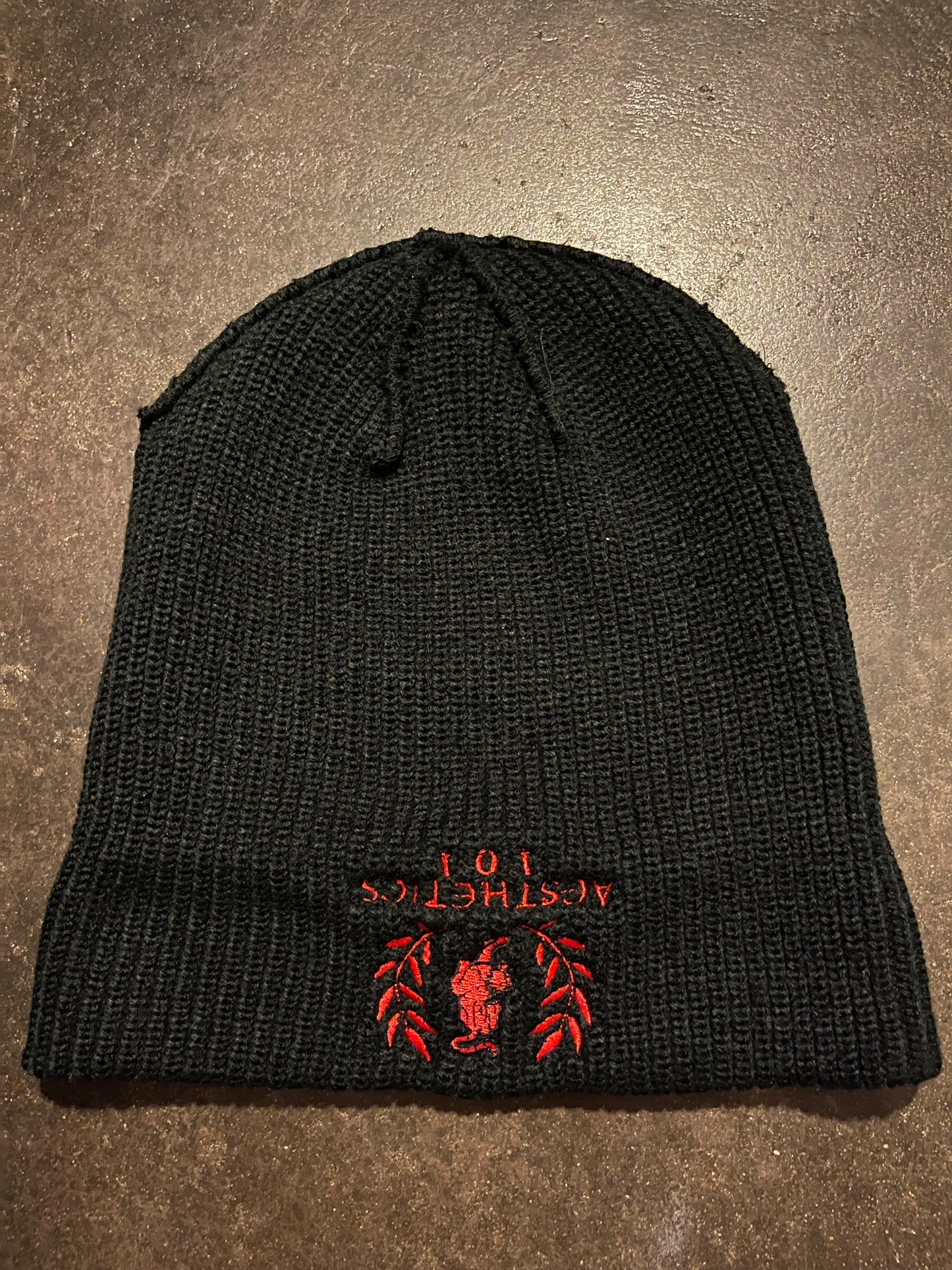 AESTHETICS 101 BEANIE-BLACK